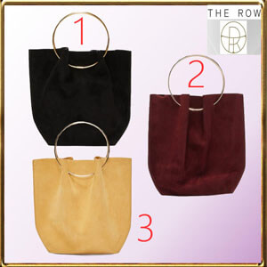 ☆THE ROW バッグ コピー☆ フラットサークル スエードバッグ