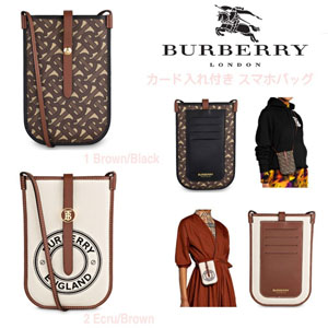 バーバリー スマホバッグ コピー★Mongram/ロゴ【Burberry】ショルダー紐★スマホバッグ