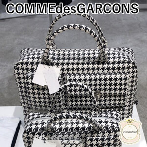 コムデギャルソン バッグ 偽物 COMME des GARCONS■千鳥格子トートバッグ