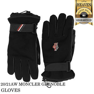 20/21秋冬モンクレール 手袋 コピー【モンクレール GRENOBLE】GLOVES_BLK