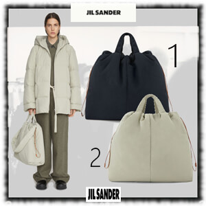 ジルサンダー バッグ コピー【Jil Sander】パッド入りトートバッグ（2色）