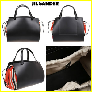 【ジルサンダー バッグ コピー】JIL SANDER☆ドローストリングハンドバッグ