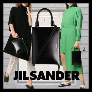 ジルサンダー 偽物 バッグ◆SS21 JIL SANDER◆TOOTIE バンブーハンドルバッグ