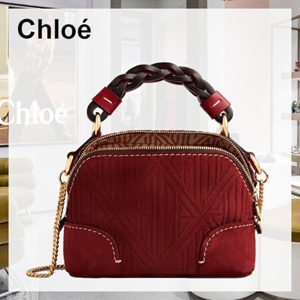 Chloe★クロエ ハンドバッグ 偽物 文字型押し「Daria」ミニチェーンバッグ CHC21SS362E24616