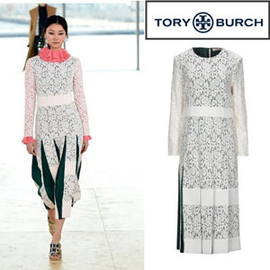 ☆Tory Burch トリーバーチ 偽物 スカート ☆コットン ストライプ ワンピース☆SALE