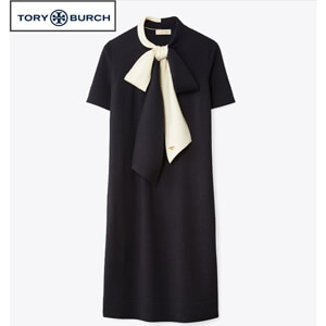 新作トリーバーチ 偽物 スカート Tory Burch Short Sleeve Bow Sweater Dress