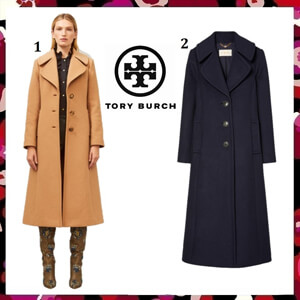 トリーバーチ 偽物 コート 新作 Tory Burch ウール カシミア コート