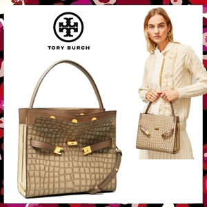 Tory Burch トリーバーチ バッグ 偽物 リー ラジウィル スモール ダブル バッグ(小)