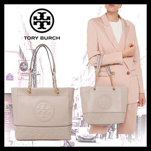 【TORY BURCH】トリーバーチ バッグ コピー Flemingキルティングレザートートバッグ