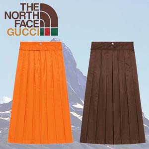 グッチ×ザノースフェイス 偽物 North Face x グッチ パラシュートスカート 2色 641319 Z9687 7370