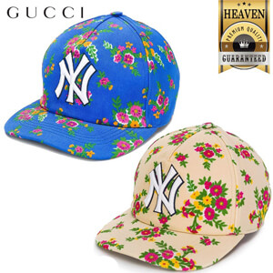 グッチ NY キャップ コピー グッチ ニューヨークヤンキース 累積売上総額第１位【21春夏】NY YANKEES FLORAL CAP 5385623HE37