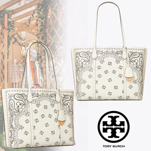 Tory Burch☆トリーバーチ バッグ コピー PERRY PRINTED TRIPLE-COMPARTMENTトート☆送料込