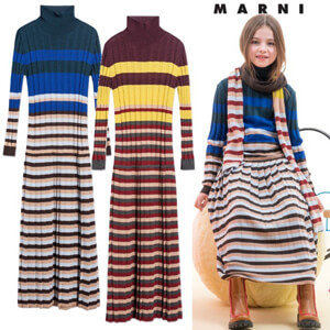 MARNI★マルニ 子供服 コピー キッズ ウール混 ニットワンピース 4-14歳 大人OK!