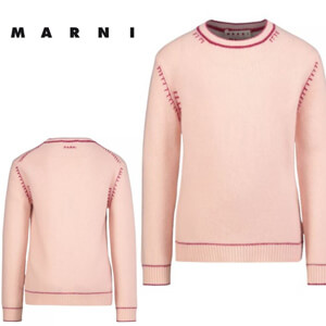 大人もOK マルニ 偽物 キッズ MARNI ウールセーター 12歳