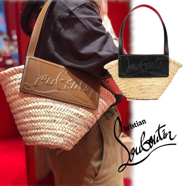 21SS新作★ルブタン かごバッグ コピー★Christian Louboutin Loubishore Small Bag 1215226C703