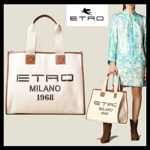 関税等込みエトロ 偽物 トートバッグ☆ETRO☆MILANO 1968トートバッグ 1N493 8895