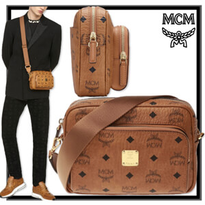 エムシーエム ショルダーバッグ パロディ★関税込★MCM★クラシック VISETOS クロスボディ★ 【カラー】 ブラウン系(Cognac) 【サイズ】 横 22 X縦 15 X マチ 8 ショルダー...