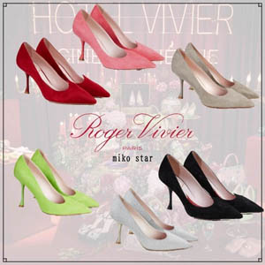 【Roger Vivier】ロジェ ヴィヴィエ ハイヒール コピー アイ ラブ ヴィヴィエ パンプスRVW53024540