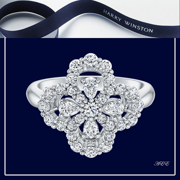 ハリーウィンストン 指輪 偽物 Harry Winston [ループ・フルモチーフ・ミニリング]