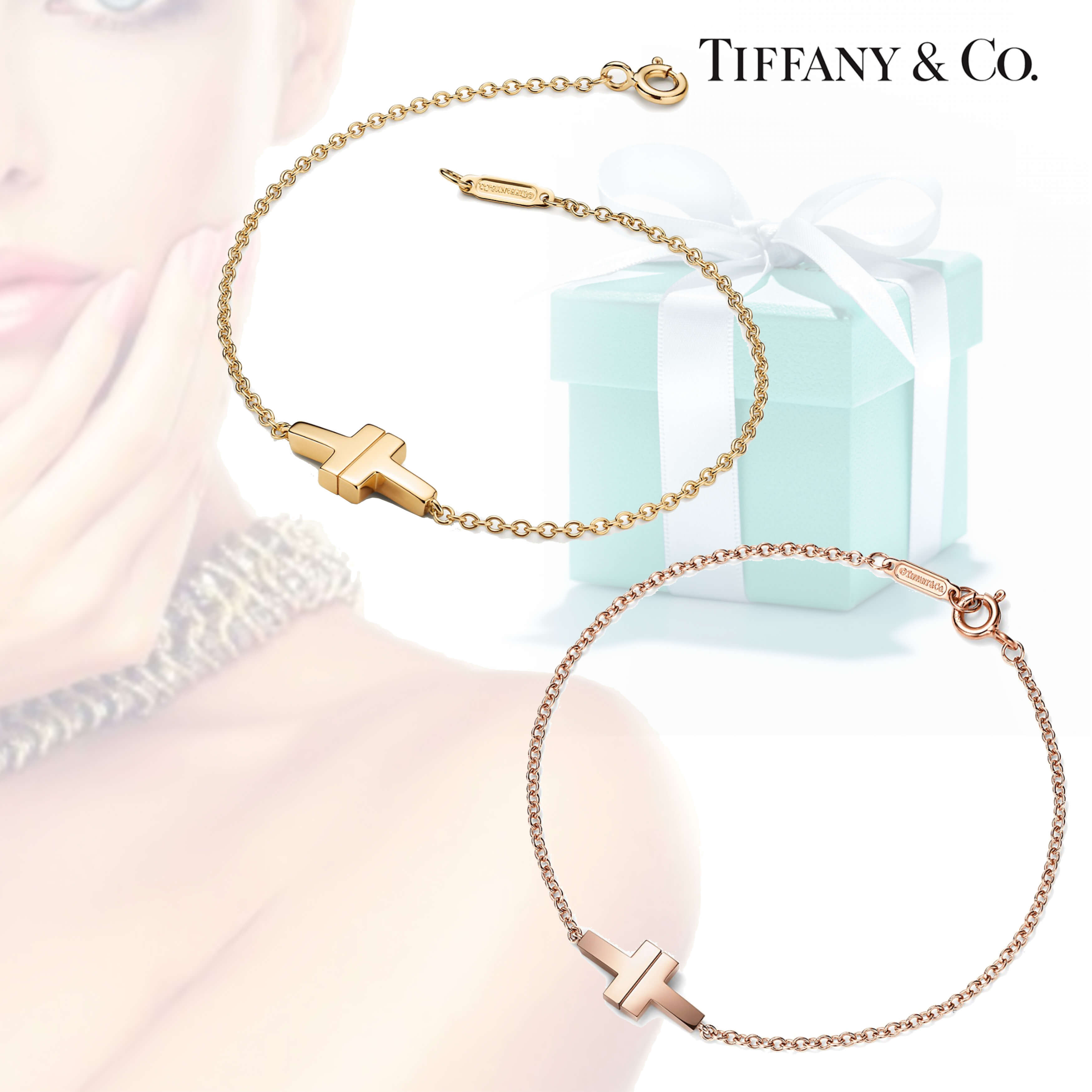 ティファニー Tブレスレット コピー Tiffany & Co. シングルチェーン ブレスレット