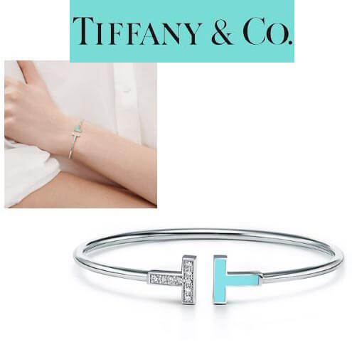 ティファニー ブレスレット 偽物 Tiffany T ターコイズブレスレット★ダイヤ