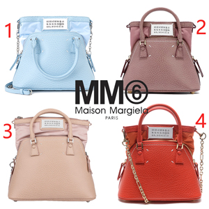 ★メゾンマルジェラ コピー バッグ MM6 トートバッグ 偽物 マイクロ マルジェラ 5AC MICRO BAG S56WG0081-P0396-H7736