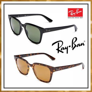 レイバン ウェイファーラー 偽物 サングラス【Ray Ban】ユニセックス RB4323F スクエアサングラス★関税込