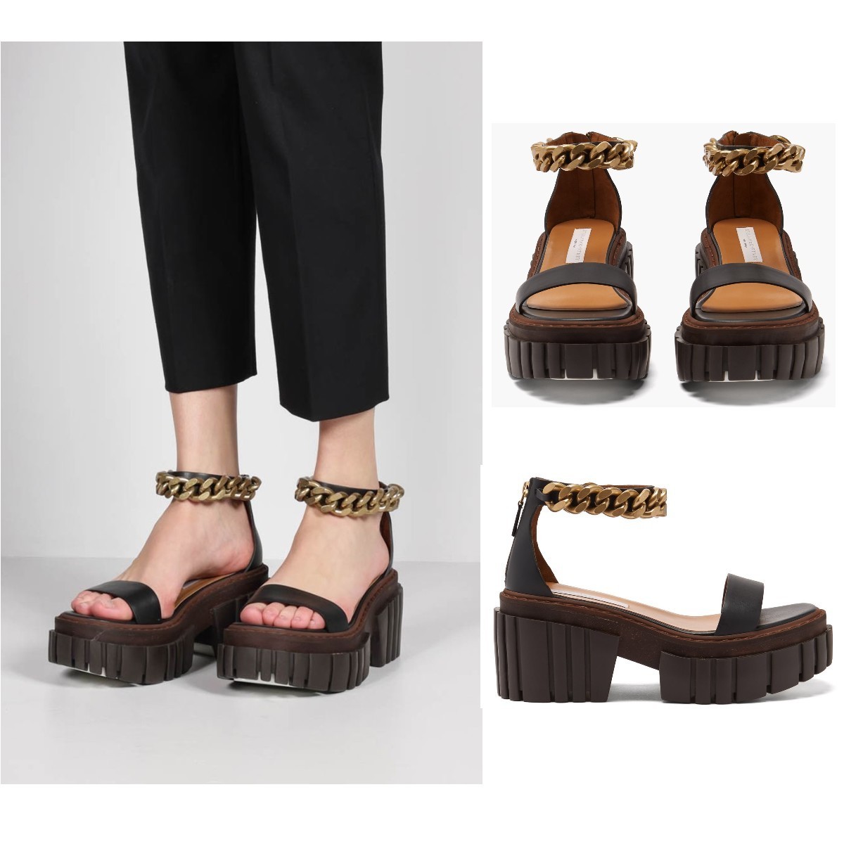 ステラ マッカートニー ファラベラサンダル コピー STELLA MCCARTNEY EMILIE PLATFORM SANDALS 800341W1DX01000