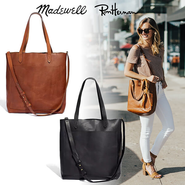 ロンハーマン 偽物 トートバッグ 取扱 Madewell◆The Medium Transport Tote 2021SS新作限定♪