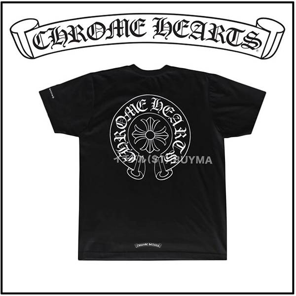 クロムハーツ Tシャツコピー CH Horseshoe Tee Black 累積売上総額第１位