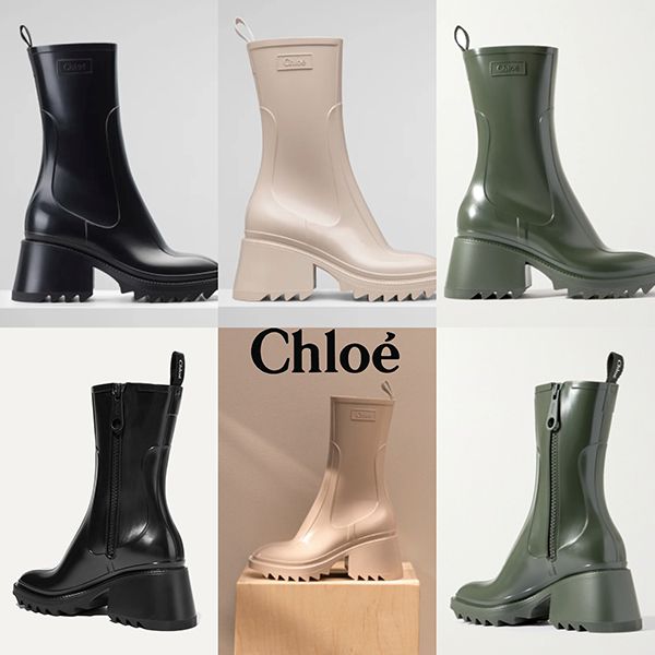 クロエ Betty レインブーツ コピー PVC製 Chloe Betty Rain Boots 累積売上総額第１位！