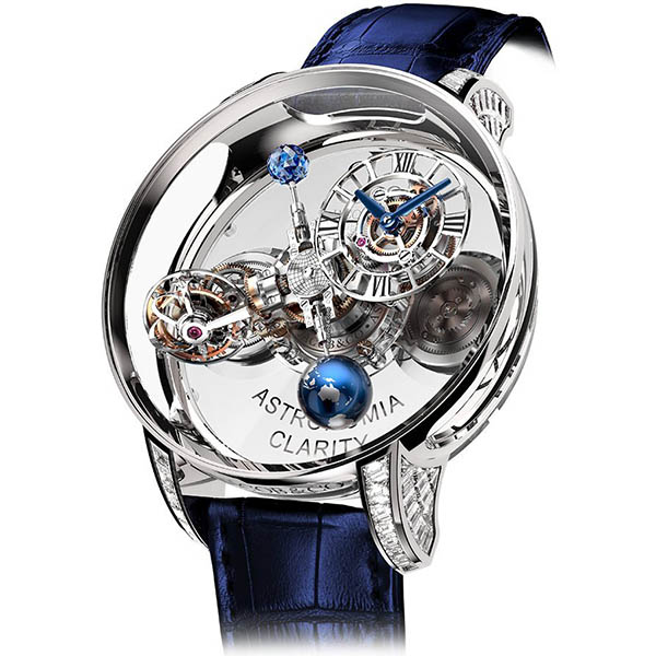 ジェイコブ アストロノミア コピー Jacob & Co. Astronomia Clarity Triple Axis Tourbillon - 18kt White Gold AT820.30.B...