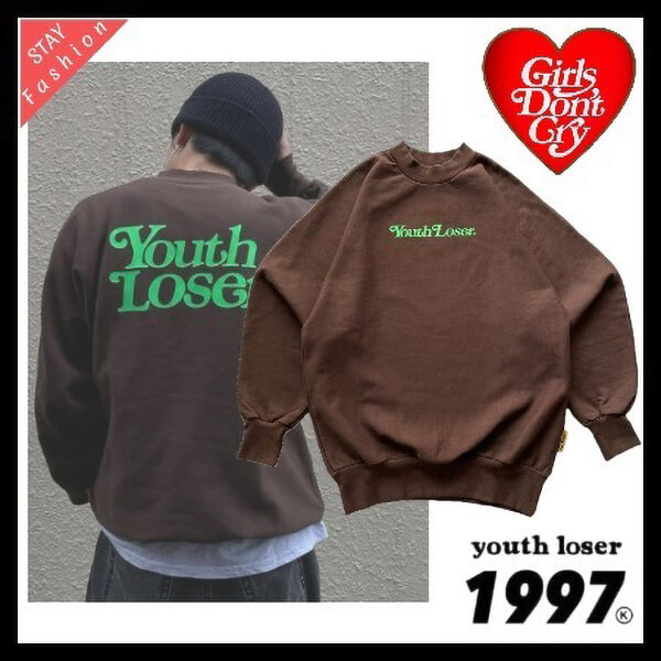 ♦限定コラボ ガールズドントクライ 偽物×Youth Loser97 スウェット