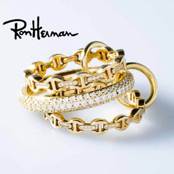 【ロンハーマン リング 偽物】Micro Dame Spinelli Kilcollin Gold Pave Ring