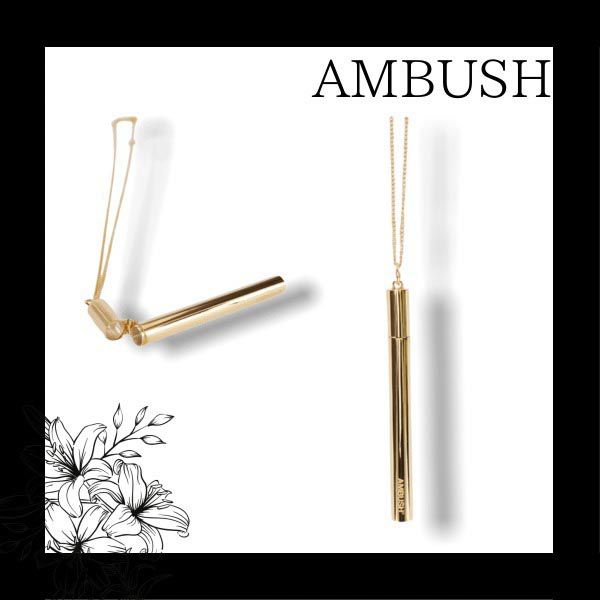 送関込★ambush ライターネックレス 偽物 シガレットケースネックレス