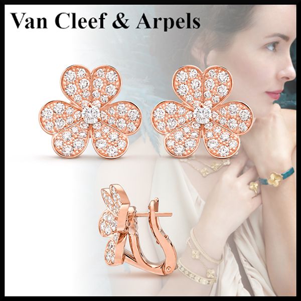 フリヴォル ピアス コピー ヴァンクリーフ 偽物【Van Cleef&Arpels】Frivole スモールモデル ダイヤ 世界中で大人気！