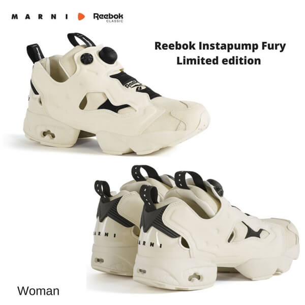 ポンプフューリー 偽物★2024新作 限定★ MARNI×Reebok コピー コラボ★カーキ InstapumpFury Woman