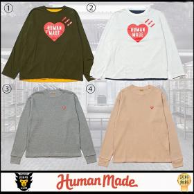 【関税なし】human made 偽物★リバーシブルLong-T・サーマルロングT