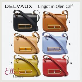 デルヴォー ショルダーバッグ 偽物 Lingot in Olen Calf★デルヴォー Lingot