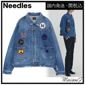 【Needles】Assorted Patches Jean Jacket デニム ジャケット コピー