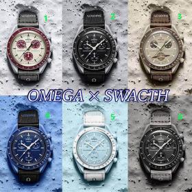 オメガ swatch ag 偽物★ムーンスウォッチ 偽物 オメガ スウォッチ バイオセラミック 42mm