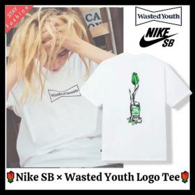 限定コラボ!超激レア!ガールズドントクライ ナイキSB Tシャツ 偽物×WASTED YOUTH Tulip Tシャツ