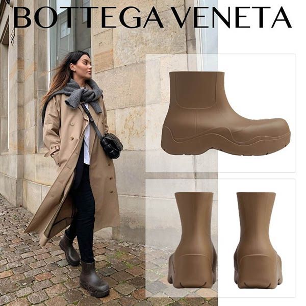 パドルブーツ 偽物 素敵☆＊ボッテガヴェネタ BOTTEGA VENETA＊パドル レインブーツ