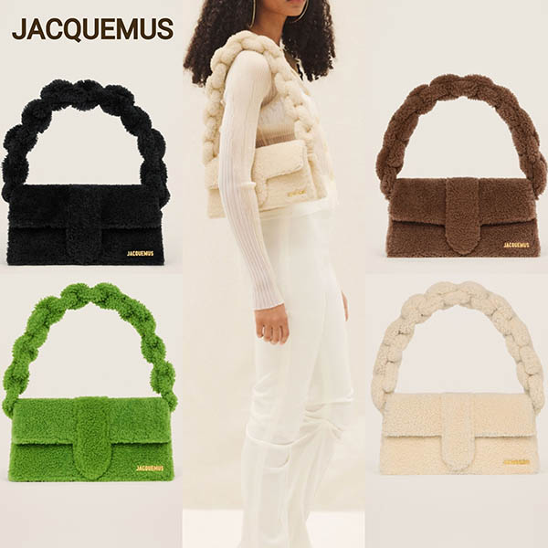 ジャックムス スーパーコピー ジャックムス バンビーノ ショルダーバッグ シアリング 世界中で大人気 JACQUEMUS Le Papier Le Bambidou