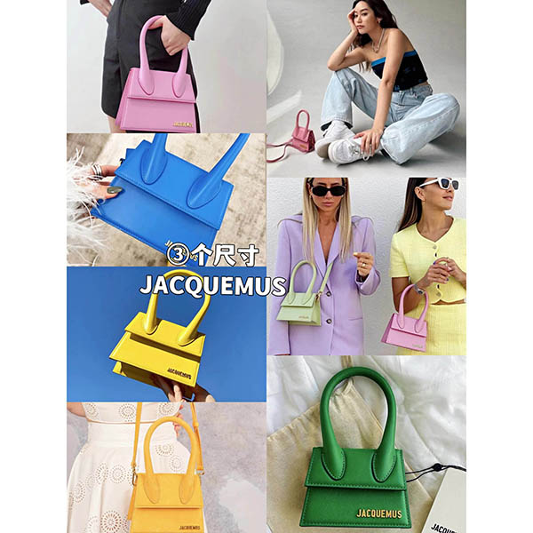 ジャックムス 偽物 JACQUEMUS Noeud Leather Bagバッグ 目を惹くカラー欲しい♡超限定♪