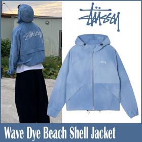 ステューシー 偽物 Wave Dye Beach Shell Jacket Laguna送料関税込