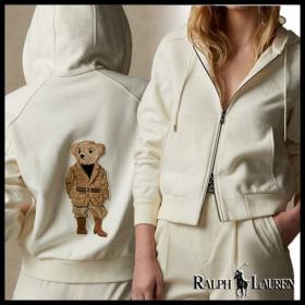 ラルフローレン ポロベア 偽物☆ Taryn Polo Bear Cotton-Blend Jacket