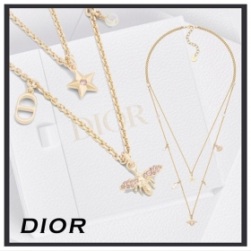 ディオール ネックレス 偽物 LUCKY DIOR ゴールド 星 BEE パール N2082WOMCY_D29P