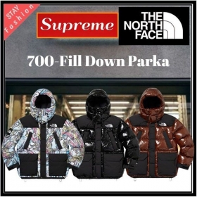 コラボ激レア!シュプリーム ノースフェイス 偽物700-Fill Down Parka 22110103