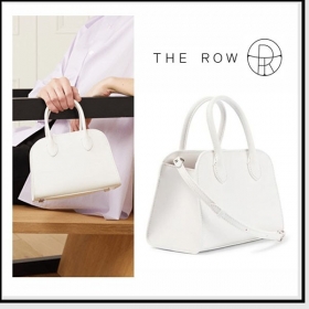 新色 人気！the row 偽物 ザロウ マルゴー 可愛い定番★The Row★Margaux 7.5 バック ♪上品スノーカラー♪